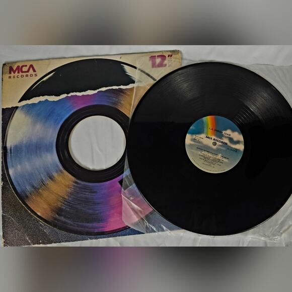 Record LP 33 RPM L. A. Dream Team Nursery Rhymes Single 1986 Vintage - Picture 5 of 6